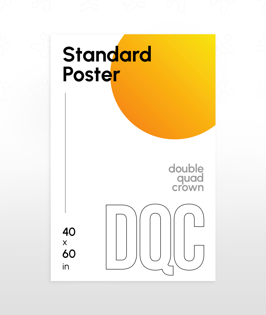 Standard Poster (40x60")