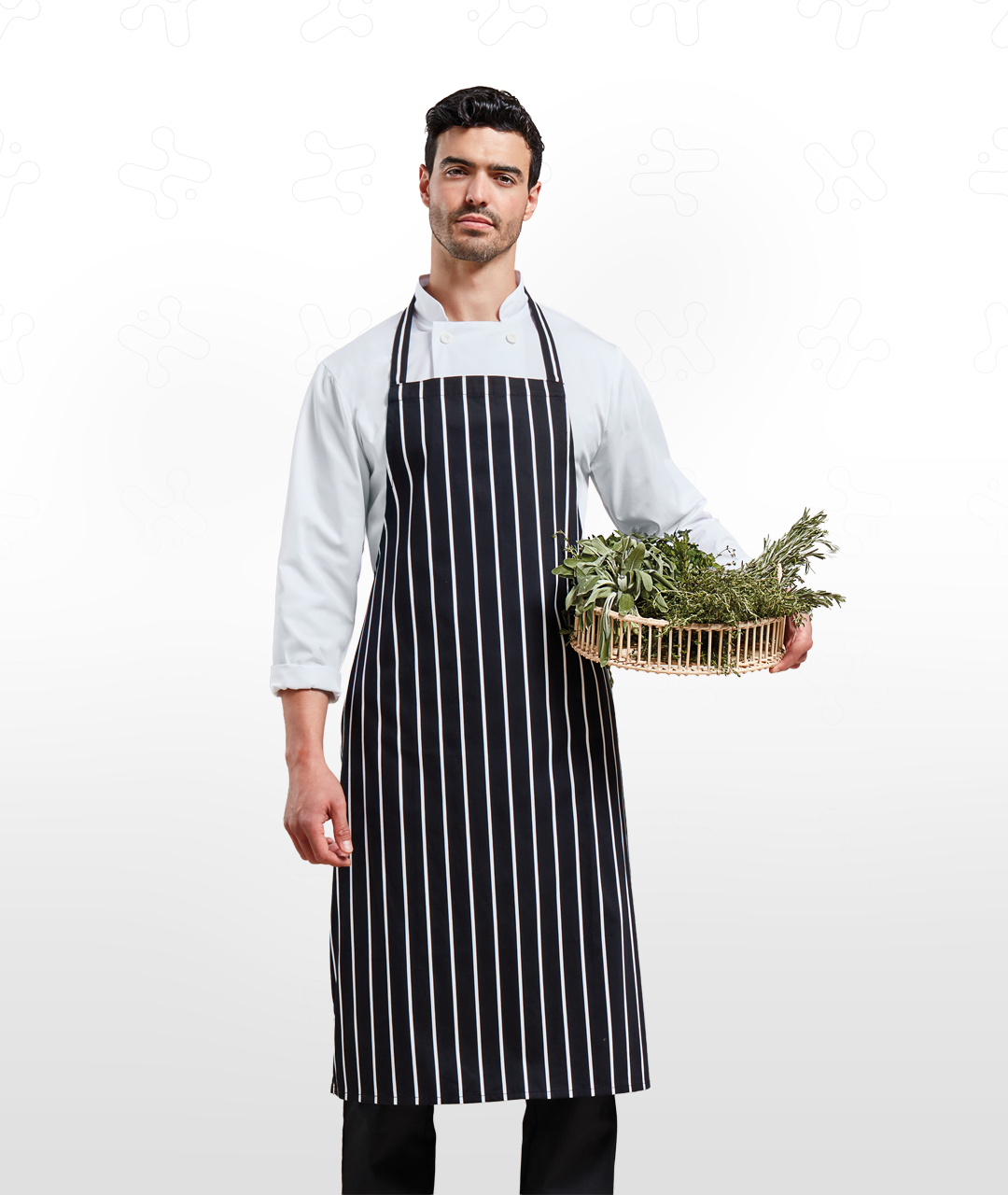 Striped Bib Apron