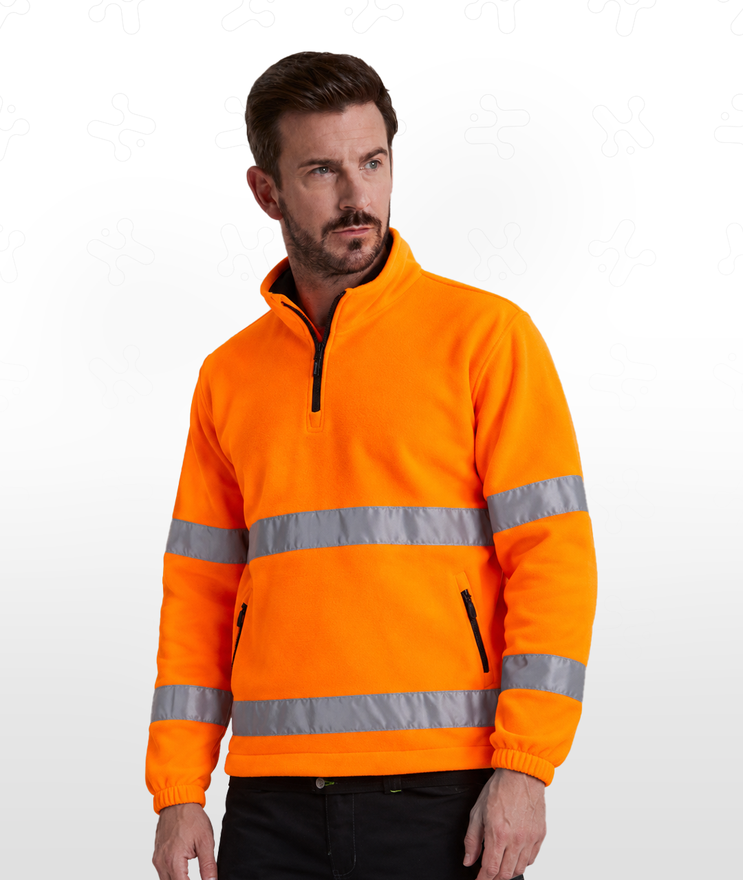 Hi-Vis 1/2 Zip Fleece