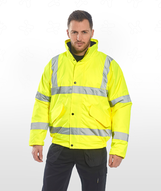 ES1 Essential Hi-Vis Winter Bomber Jacket