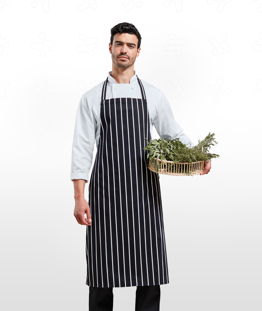 Striped Bib Apron