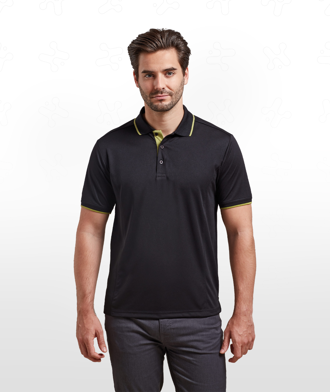Contrast Coolchecker® Polo