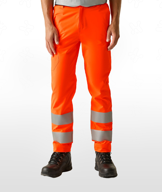 Hi-Vis Pro Contract Stretch Action Trousers